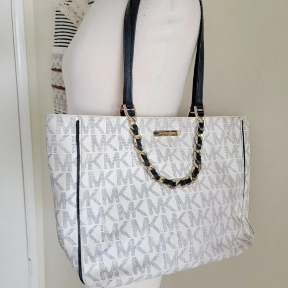 Michael kors shoulder bag chain tote - Picture 2 of 13